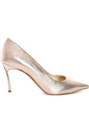 Casadei Blade Pumps im Metallic-Look 100mm