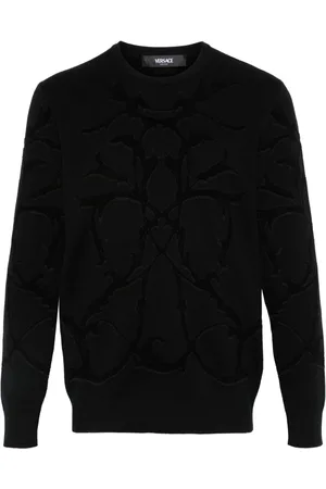 VERSACE Pullover aus Acanthus Leaves-Jacquard