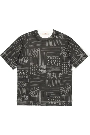 Marni T-Shirt mit grafischem Print