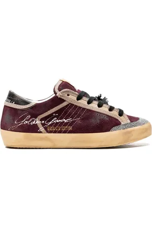 Golden Goose Super-Star Penstar "Wine red/Black" Sneakers