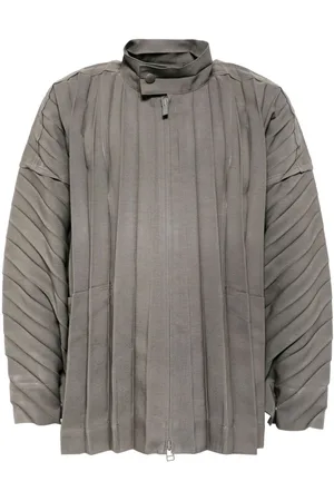 Issey Miyake Edge Jacke mit Falten