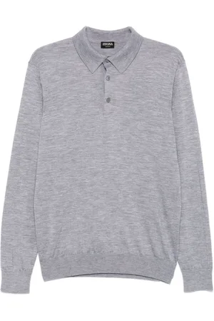 Ermenegildo Zegna Meliertes Poloshirt