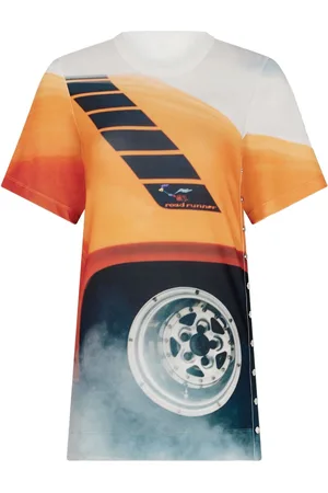 Paco rabanne Fast Cars T-Shirt aus Jersey