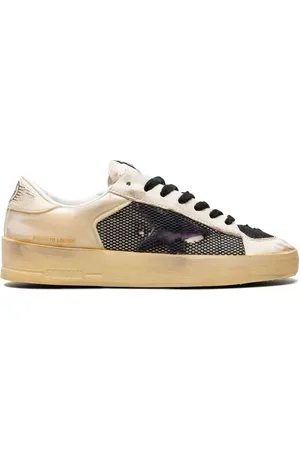 Golden Goose Stardan Ecru/Purple/Black Sneakers