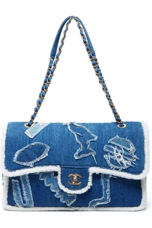 CHANEL 2019 Hieroglyph Flap Schultertasche
