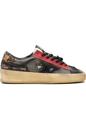 Golden Goose Stardan Black/Red/Leopard/Brown Sneakers