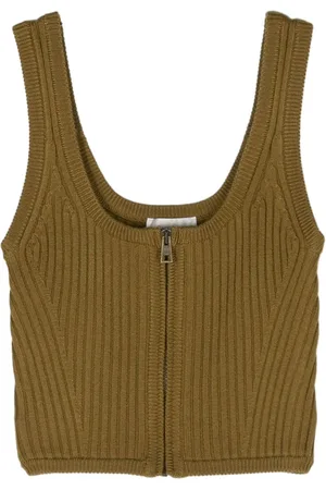 FORTE FORTE Cropped-Top aus Rippstrick