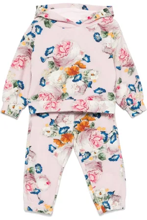 MONNALISA Jogginganzug mit Blumen-Print