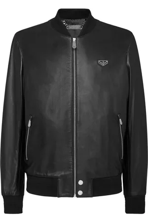 Philipp Plein Bomberjacke aus Leder