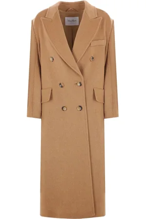Max Mara Doppelrreihiger Kamelhaarmantel