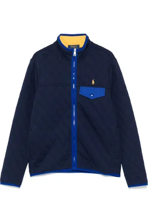 Ralph Lauren Gesteppte Doppelstrick-Jacke