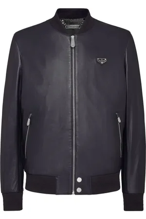 Philipp Plein Bomberjacke aus Leder