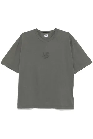 C.P. Company T-Shirt mit Logo-Stickerei