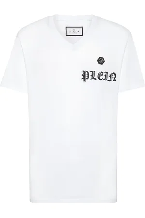 Philipp Plein T-Shirt mit Gothic-Logo-Print