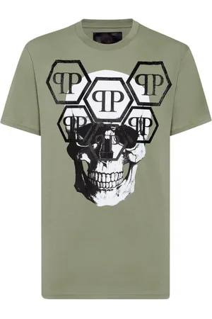 Philipp Plein Stones Skull T-Shirt