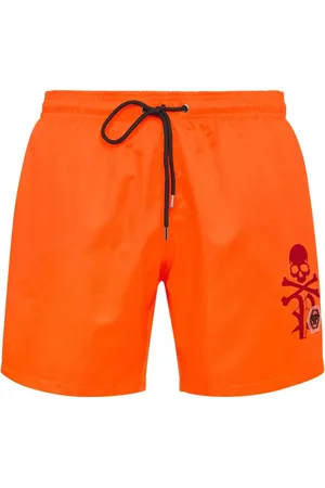 Philipp Plein Badeshorts mit Logo-Print