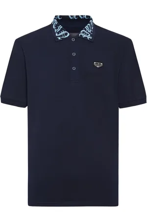 Philipp Plein Kurzärmeliges Gothic Plein Piqué-Poloshirt