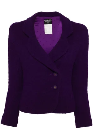 CHANEL 1994 Tweed-Blazer mit CC Mark-Knöpfen