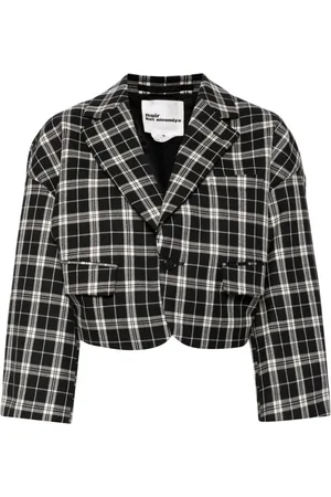 NOIR KEI NINOMIYA Karierter Cropped-Blazer