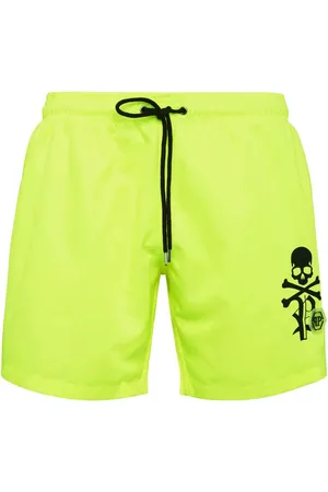 Philipp Plein Badeshorts mit Logo-Print
