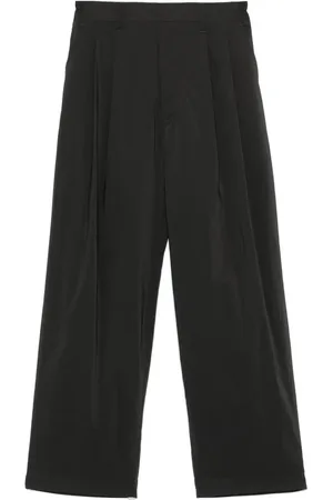stein Hose mit Bundfalten