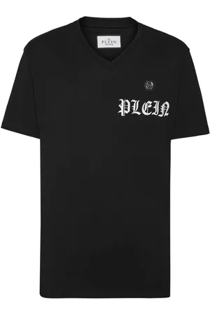 Philipp Plein T-Shirt mit Gothic-Logo-Print