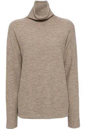 Lauren Manoogian Stricktop mit Stehkragen