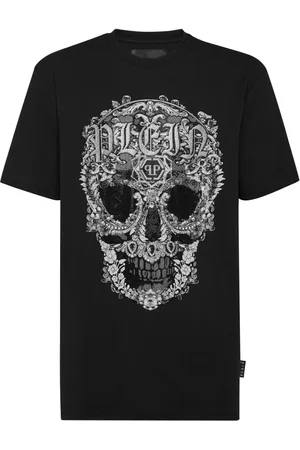 Philipp Plein T-Shirt mit barockem Totenkopf