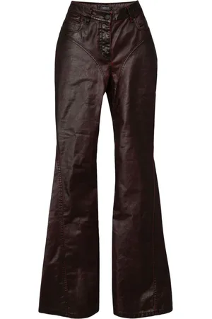 MUGLER Gewachste Schlagjeans