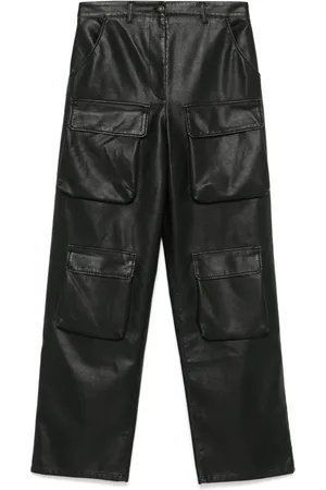 Msgm Cargohose aus Faux-Leder