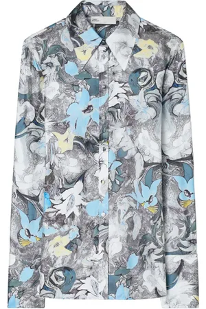 Tory Burch Seidenhemd mit Blumen-Print