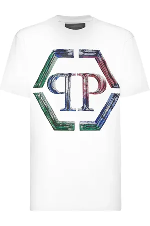 Philipp Plein Strass Hexagon T-Shirt