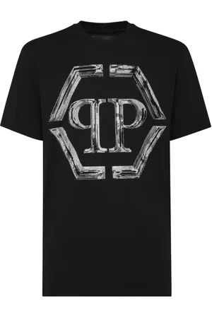 Philipp Plein Strass Hexagon T-Shirt