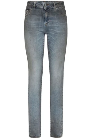 Philipp Plein Skinny-Jeans mit Logo-Applikation
