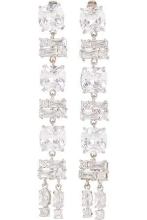 Paco rabanne Lange Ohrringe mit Strass