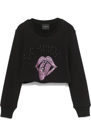 John Richmond Sweatshirt mit Strass