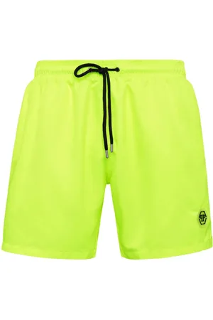 Philipp Plein Badeshorts mit Logo-Applikation