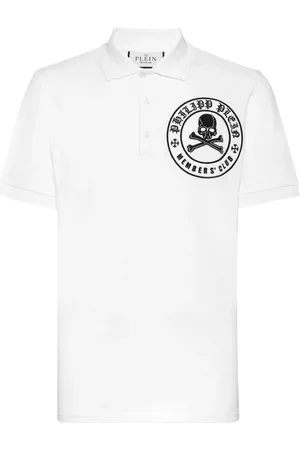 Philipp Plein Poloshirt mit Skull and Bones-Print