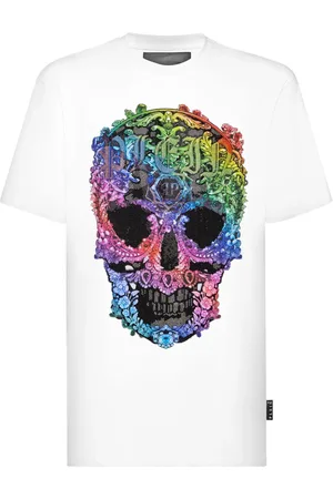 Philipp Plein T-Shirt mit barockem Totenkopf