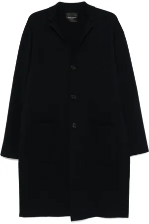 Roberto Collina Einreihiger Strickmantel