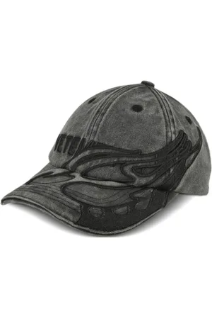 Vetements Blackout Flame Logo Baseballkappe