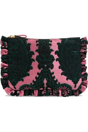 La DoubleJ Jeans-Clutch aus Jacquard