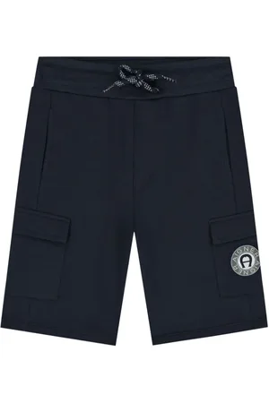 Aigner Shorts mit Logo-Applikation