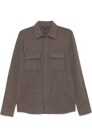 FEDELI Corviglia Hemdjacke aus Kaschmir
