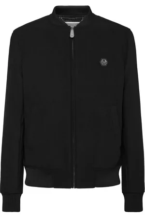 Philipp Plein Skull & Bones Bomberjacke