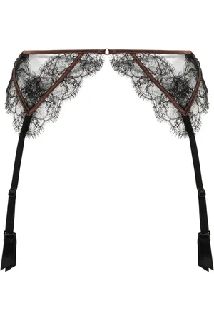 Kiki de Montparnasse Strumpfhalter mit Spitzeneinsatz