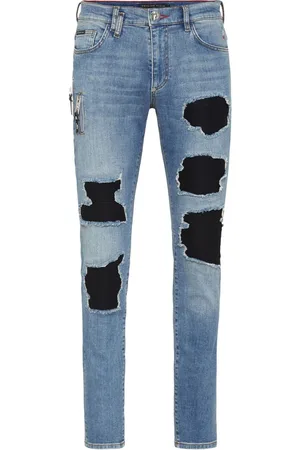 Philipp Plein Skinny-Jeans im Distressed-Look