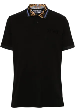 VERSACE Poloshirt mit Logo-Stickerei