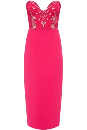 Rebecca Vallance Claudia Minikleid mit blumiger Stickerei