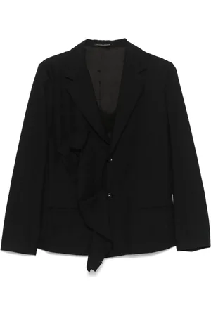 YOHJI YAMAMOTO Sakko im Distressed-Look